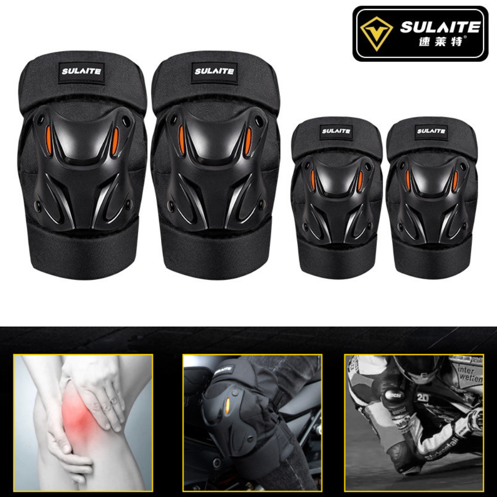 Mountain Biking Elbow Pads - A pair of motorcycle knee pads