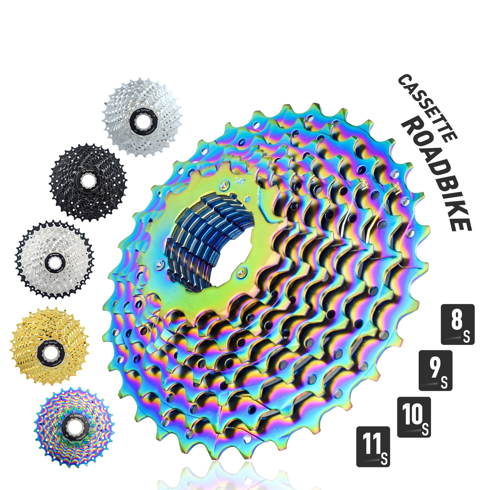 Cassette 11 Speed - 8 9 10 11 Speed Road