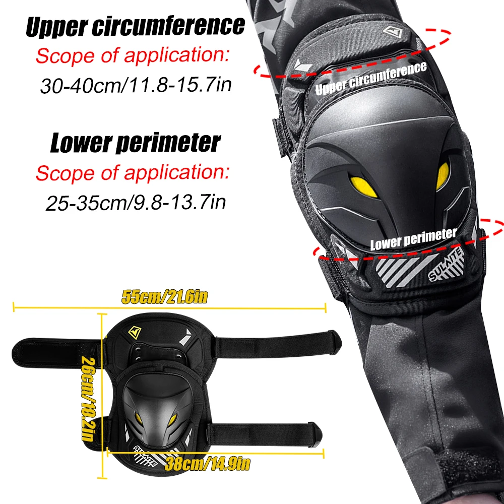 GOMOREON 1Pair Motorcycle Elec - Mountain Biking Elbow Pads のレビューと価格