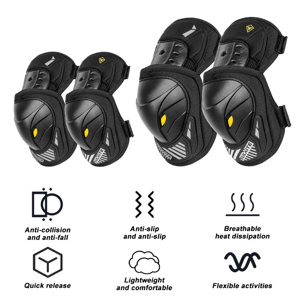 GOMOREON 1Pair Motorcycle Elec - Mountain Biking Elbow Pads のレビューと価格