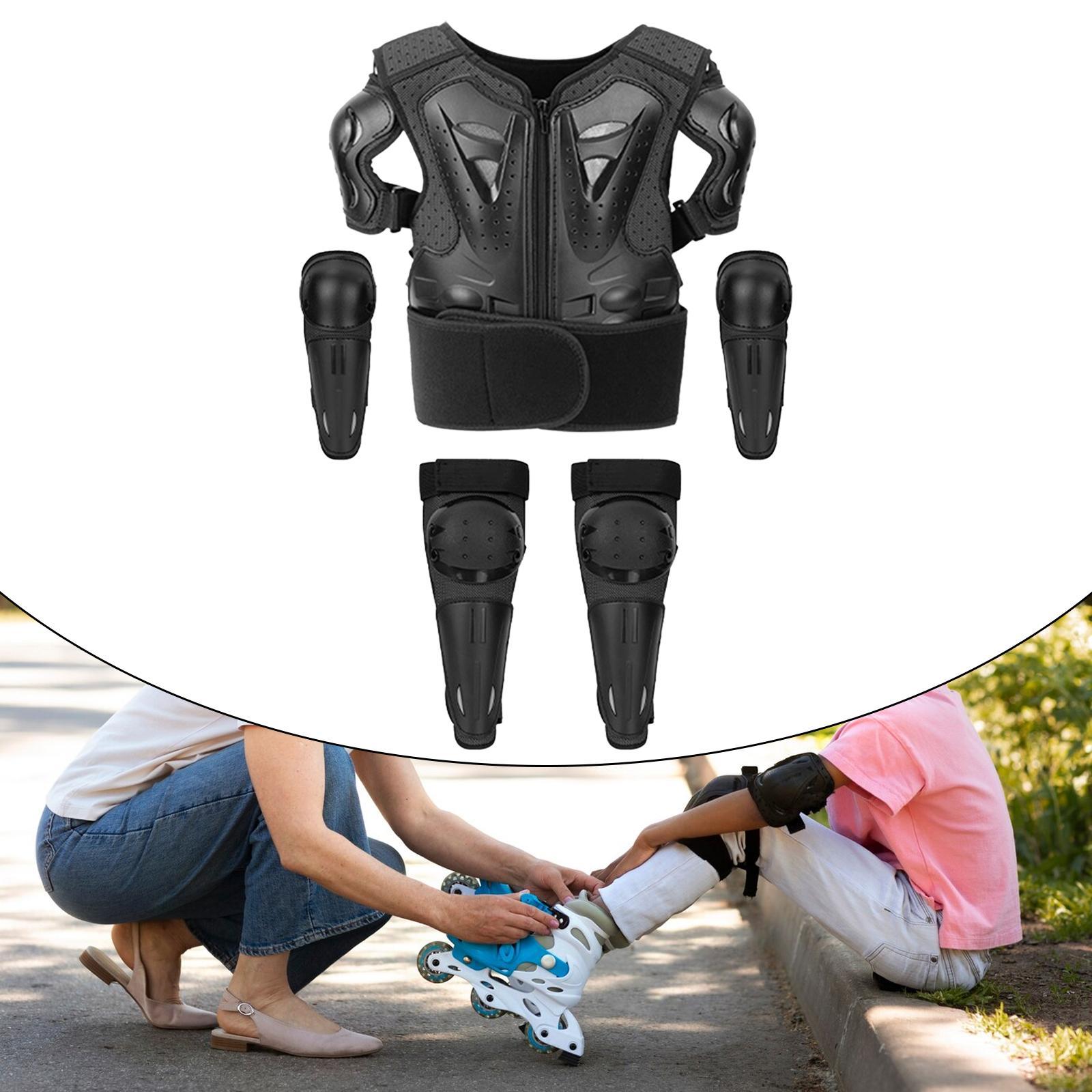 Child Motocross Safety Gear Se - Mountain Biking Elbow Pads のレビューと価格