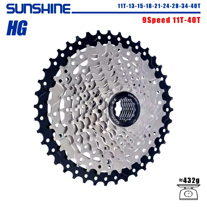 SUNSHINE 9 speed cassette 11 3 - Cassette 11 Speed のレビューと価格