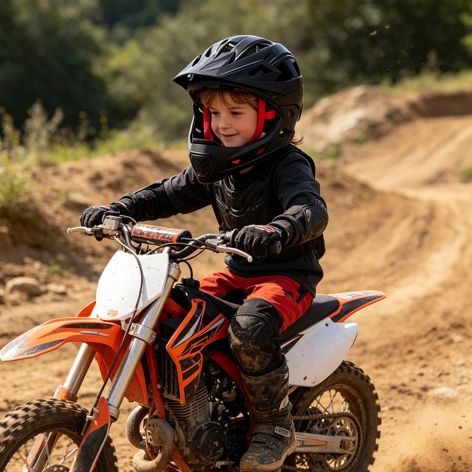 Kids Motocross Helmet Shockpro - Mountain Biking Kids のレビューと価格