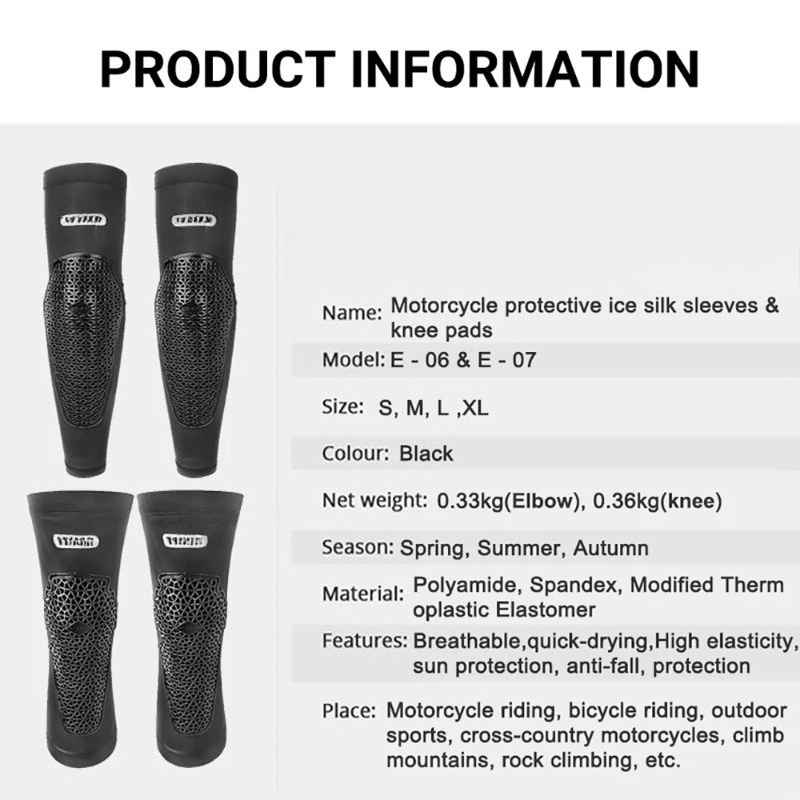Anti-fall Knee Elbow Pads, Hig - Mountain Biking Elbow Pads のレビューと価格