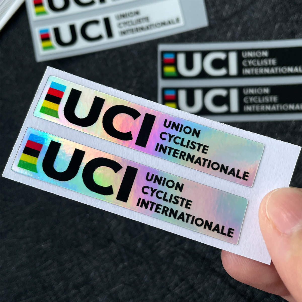 2Pcs UCI Style Reflective Lase - Mountain Biking Uci のレビューと価格