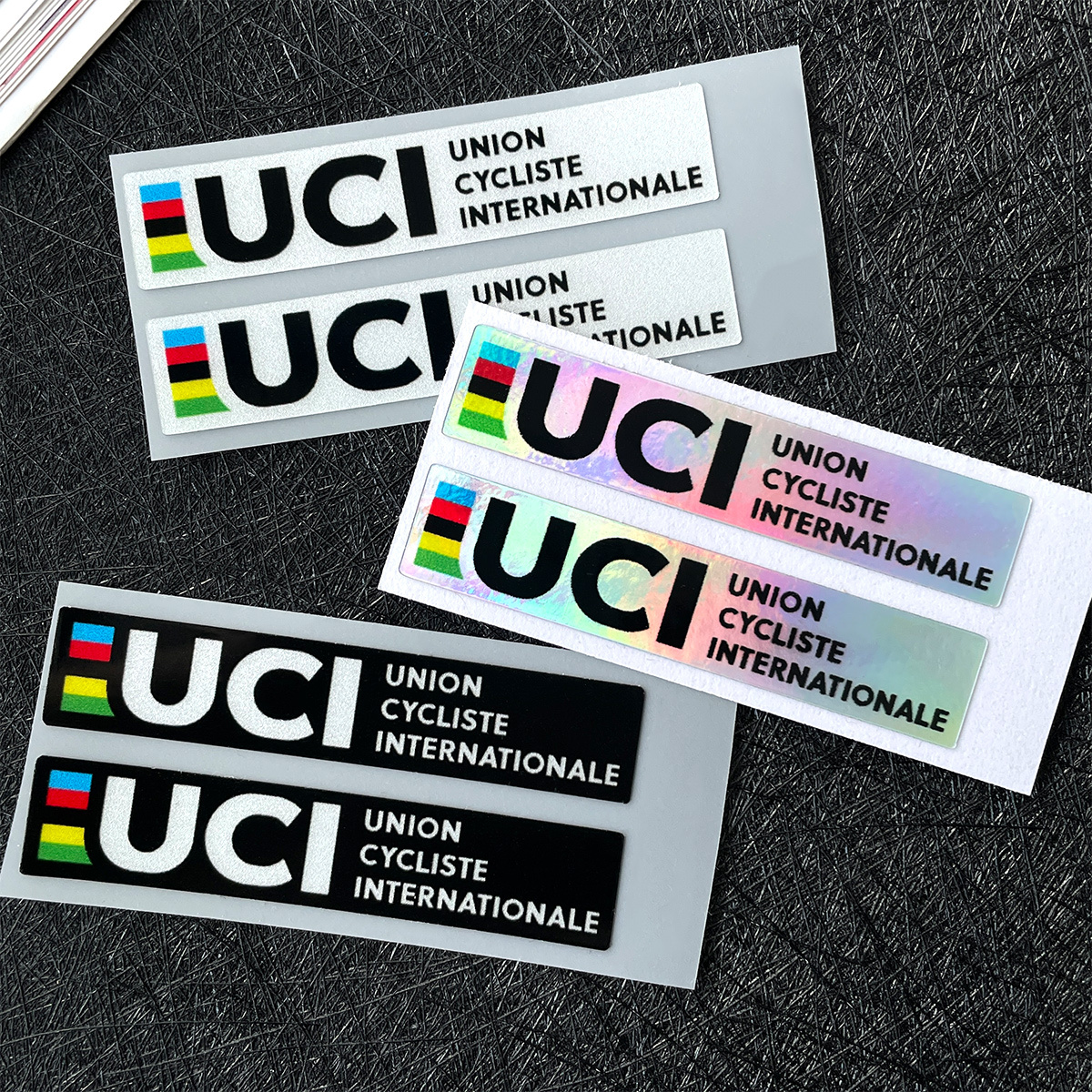 2Pcs UCI Style Reflective Lase - Mountain Biking Uci のレビューと価格