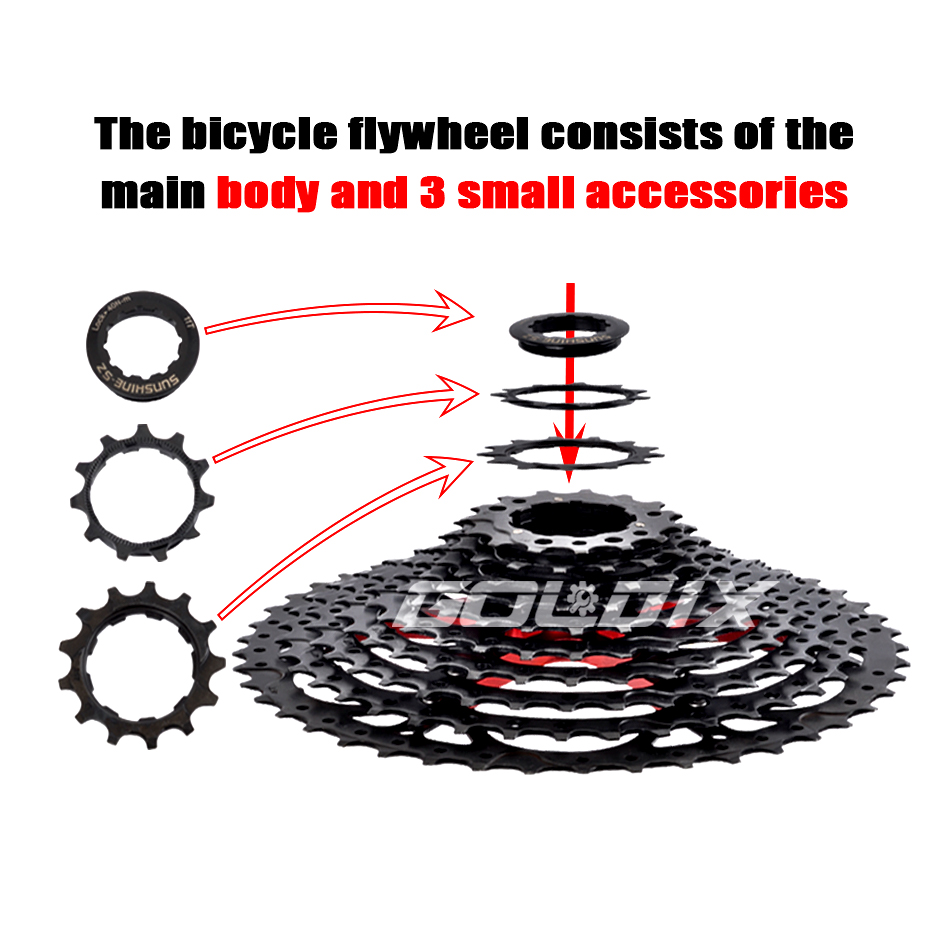 SUNSHINE MTB Cassette 8/9/10/1 - Cassette 11 Speed のレビューと価格