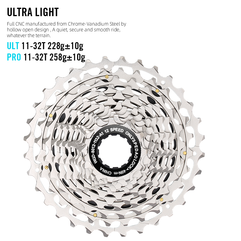 SPEDAO 12S Road Bike Cassette  - Cassette 11 Speed のレビューと価格