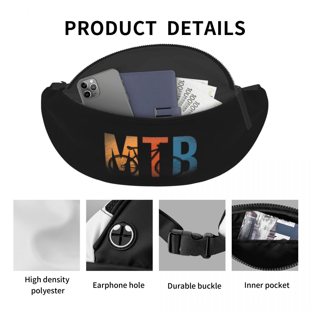 Custom MTB Bicycle Fanny Pack  - Mountain Biking Fanny Pack のレビューと価格
