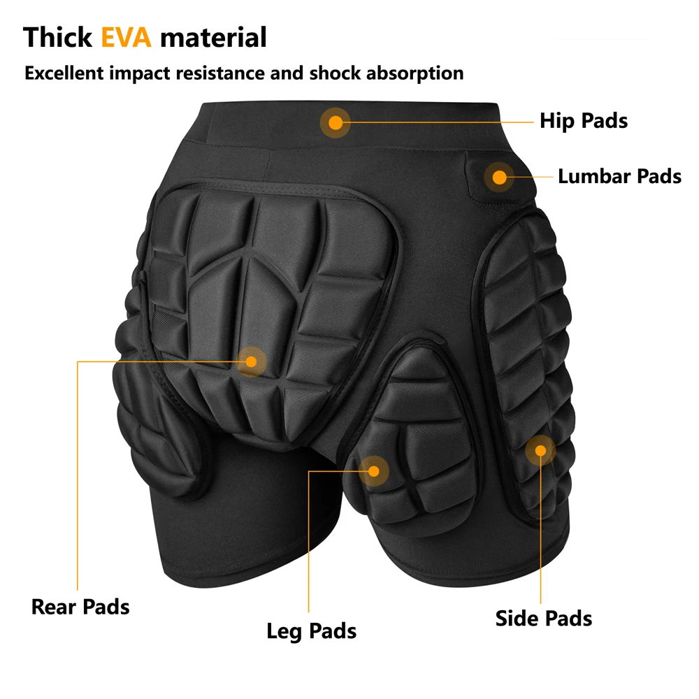 New Ski Shorts Skating Hip Pro - Mountain Biking Elbow Pads のレビューと価格