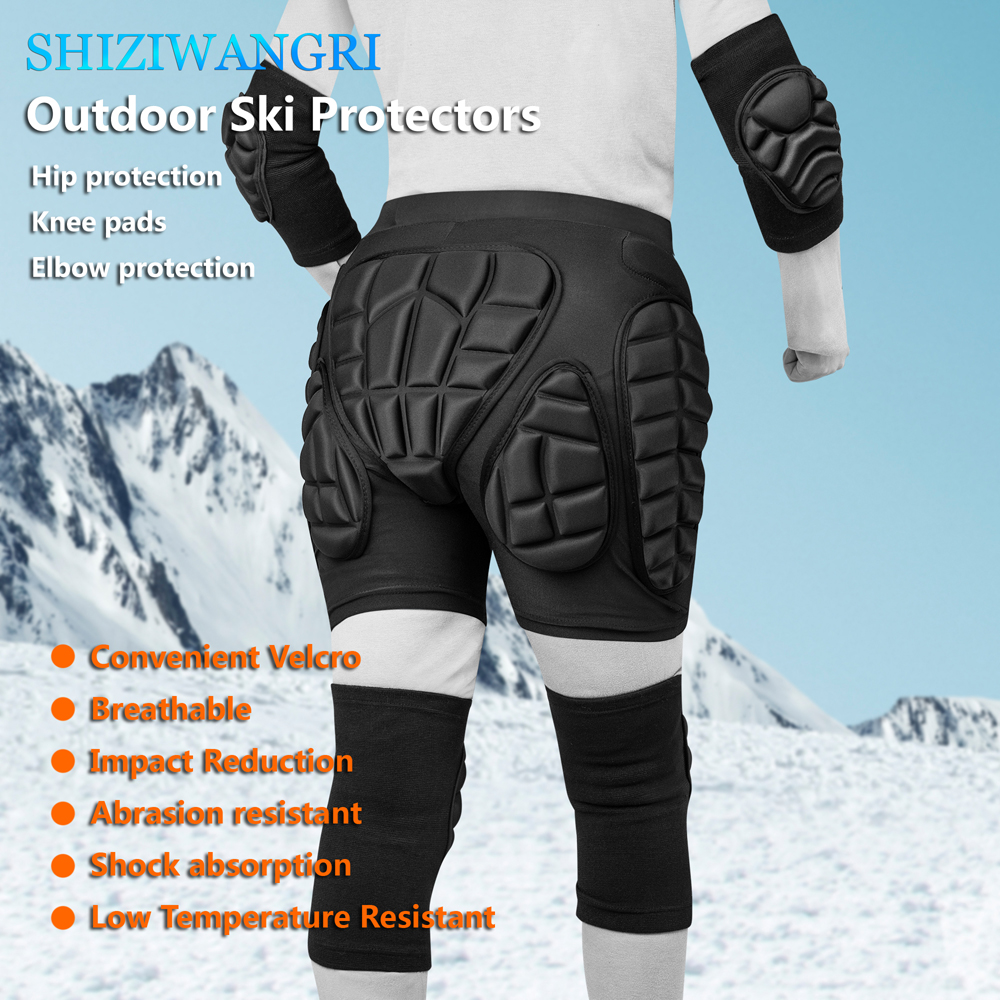 New Ski Shorts Skating Hip Pro - Mountain Biking Elbow Pads のレビューと価格