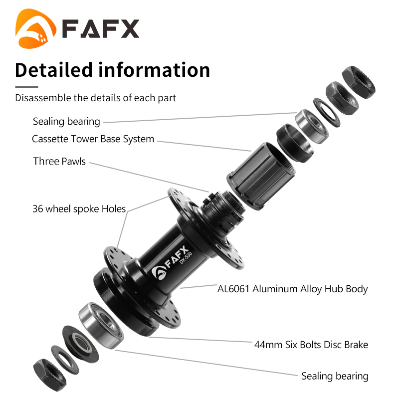 FAFX MTB Bike 32/36 Holes Seal - Cassette 11 Speed のレビューと価格