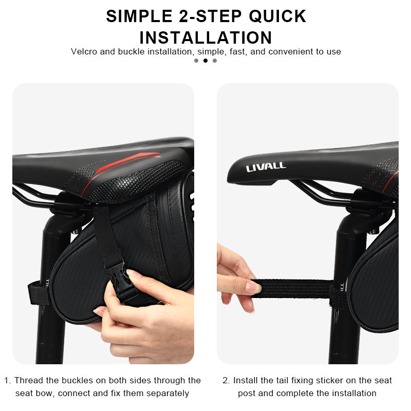 RIDERACE Bicycle Saddle Bag Sm - Mountain Biking Fanny Pack のレビューと価格