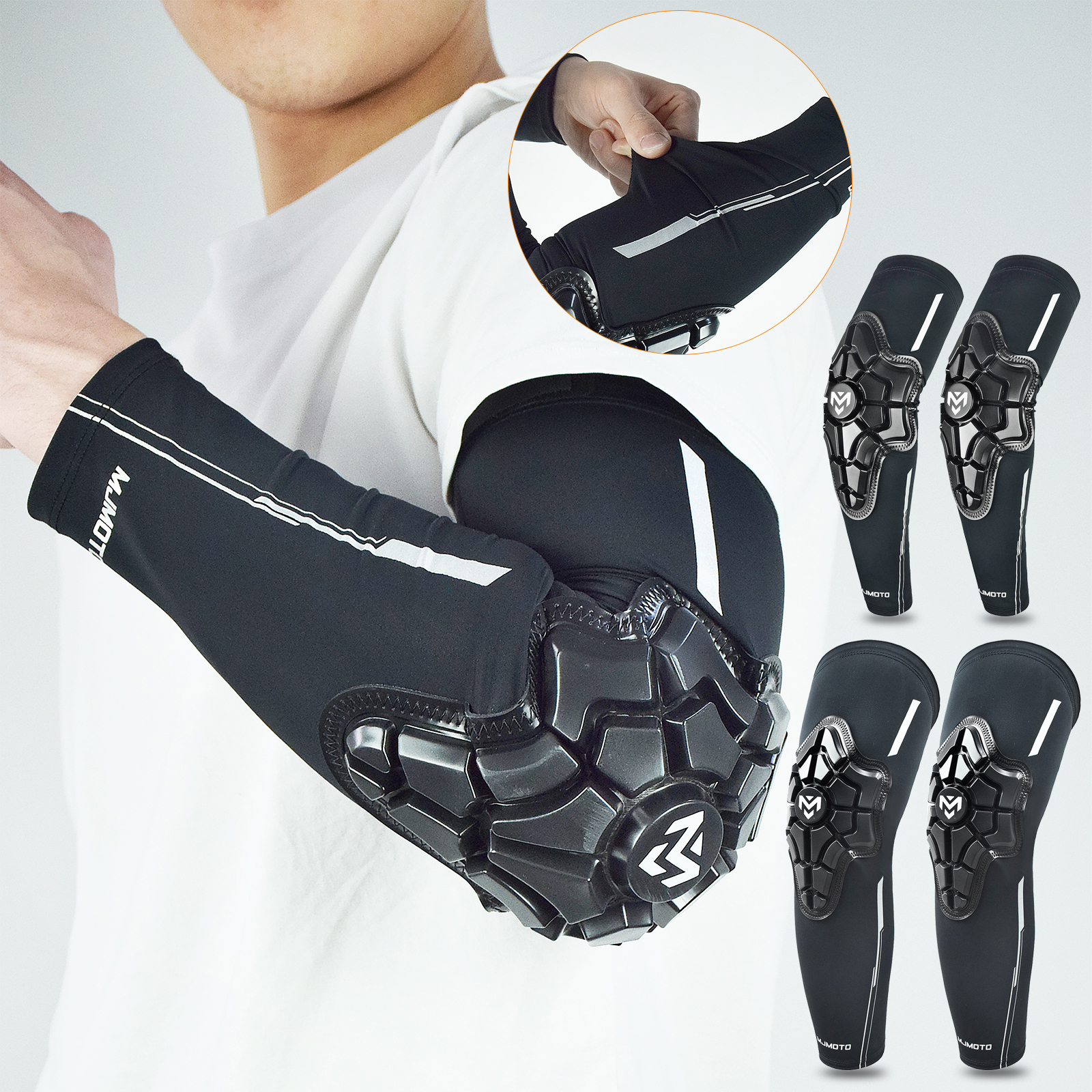 Summer Ice Silk Motocross Elbo - Mountain Biking Elbow Pads のレビューと価格